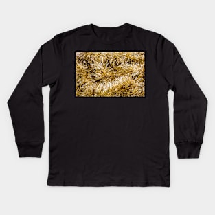 Gold Tinsel Kids Long Sleeve T-Shirt